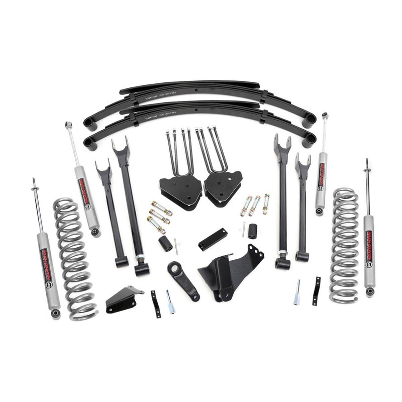 8 Inch Lift Kit | 4 Link | RR Springs | Ford F-250/F-350 Super Duty (05-07)