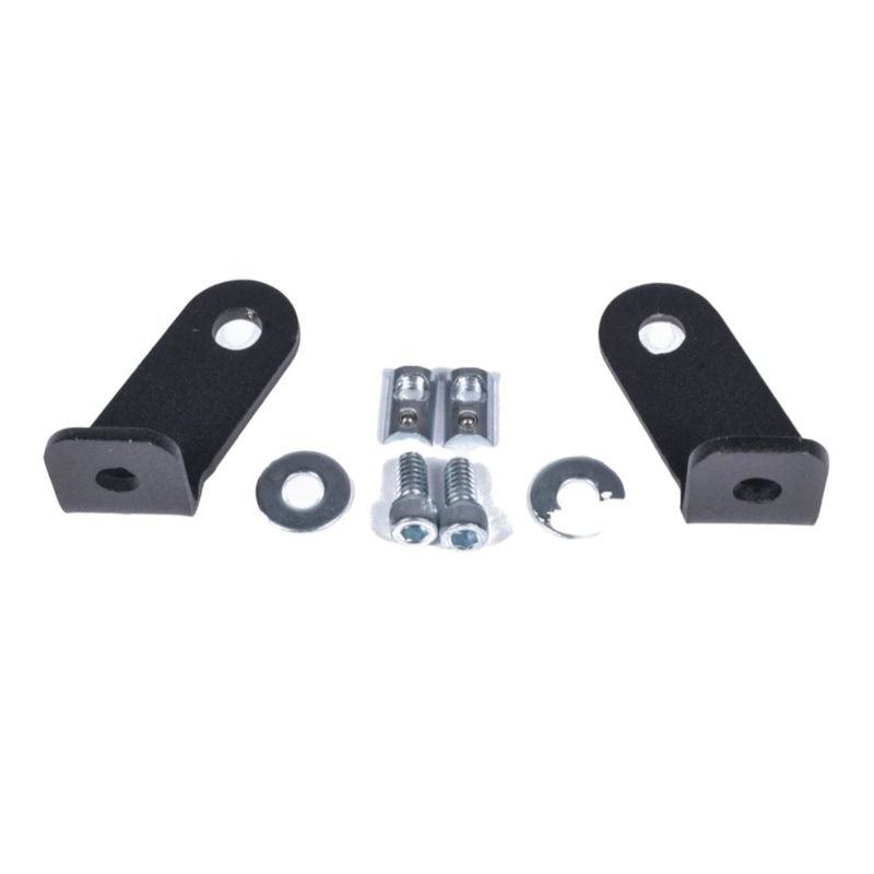 Cali Raised Dual Function Amber/White LED Light Bar Prinsu Mounting Brackets