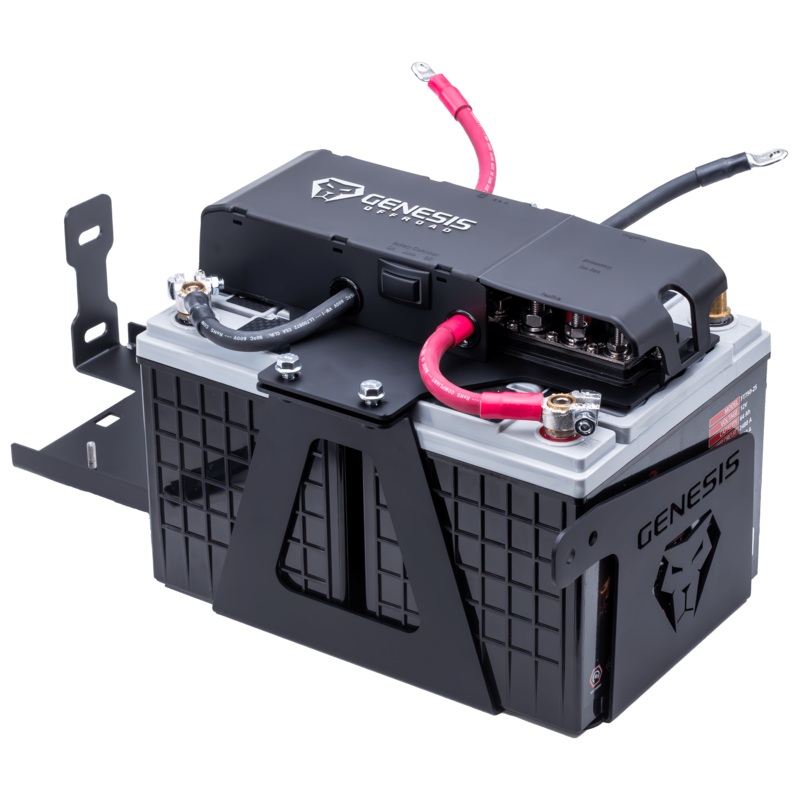 Genesis Offroad Dual Battery System for Jeep Gladiator Gas (2020-2025)