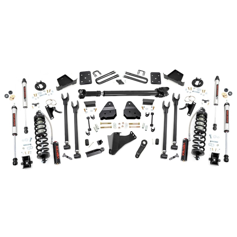 Rough Country 6 Inch Lift Kit 4-Link D/S C/O V2 Fits Ford F-350 4WD 2017-2022