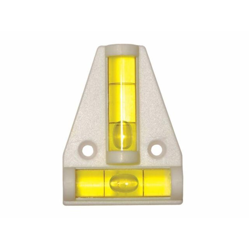 RV Designer E411, Two Way Bubble Level, 2-1/2 inch x 1-3/4 inch, 2 Per Pack, Exterior Hardware