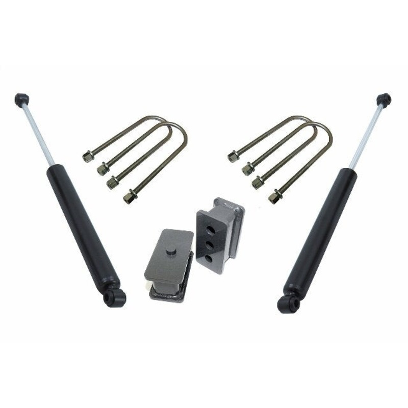 MaxTrac 902225L Lift Kit-Suspension Component 2.5 in. Lift Incl. Lift Blocks U-Bolts Maxtrac Shocks Compatible with Vehicles w/4.125 in. Axle Diameter Lift Kit-Suspension Component