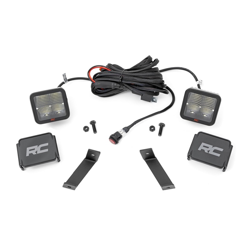 LED Light Kit | Ditch Mount | 2" Spectrum Pair | Spot | Jeep Cherokee KL (14-21)