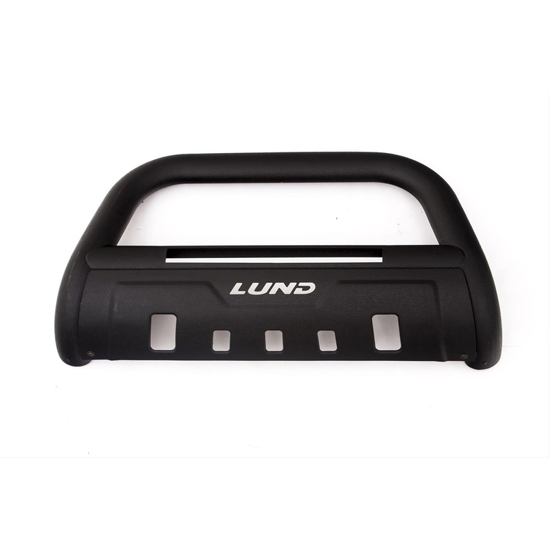 LUN.27121207, LUND BLACK BULL BAR W/LED LIGHT BAR-BLACK