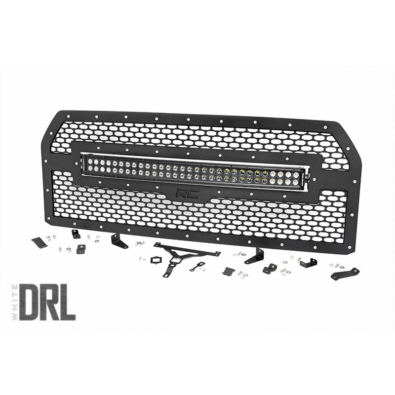 Mesh Grille | 30" Dual Row LED | Black Ser | Ford F-150 2WD/4WD (2015-2017)