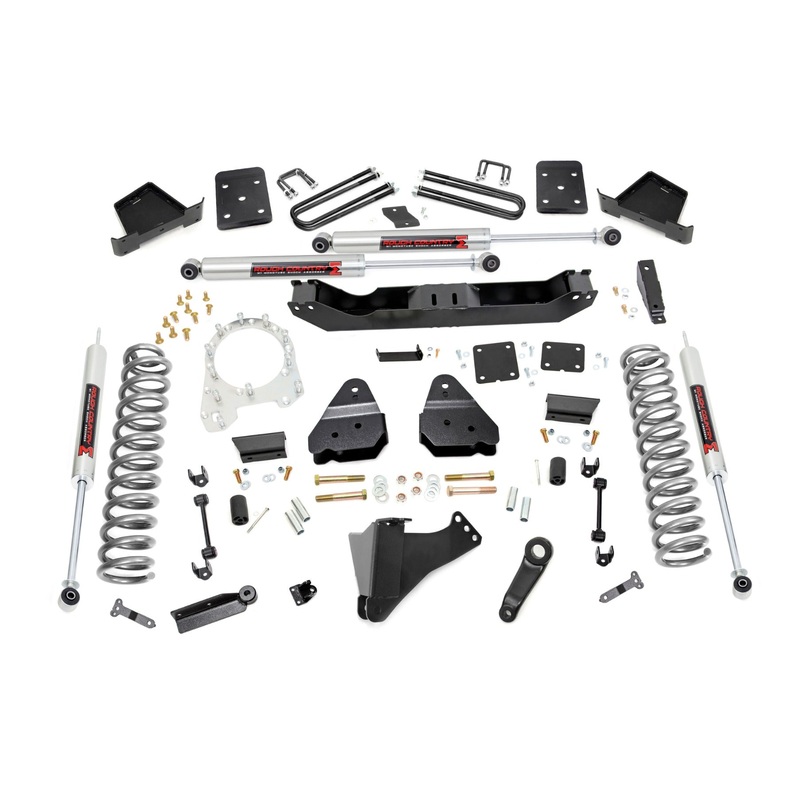 Rough Country 6 Inch Lift Kit Diesel No OVLD M1 Fits Ford F-350 4WD 2017-2022