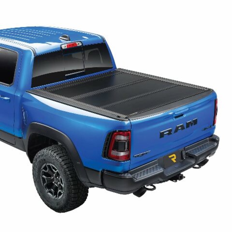 UnderCover Ultra Flex Hard Folding Truck Bed Tonneau Cover | UX4 | Compatible with  - 2022 Toyota Tacoma 6' 2" Bed (73.7"), Matte Black 2016