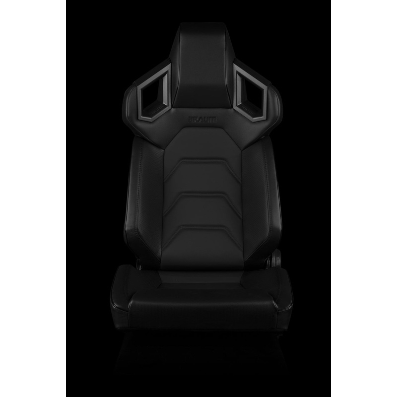 Universal BRAUM ALPHA-X SERIES RACING SEATS (BLACK STITCHING | LOW BASE VERSION)  PAIR
