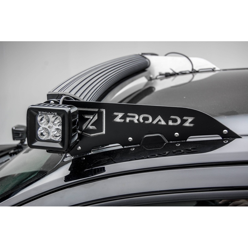 ZROADZ Z330001 Black Mild Steel Front Roof LED Bracket Fits