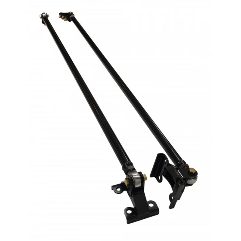 2011-Current GMC/Chevrolet 2500/3500 Longhorn Fab Bolt-On Traction Bars With Pro Grade Rod Ends
