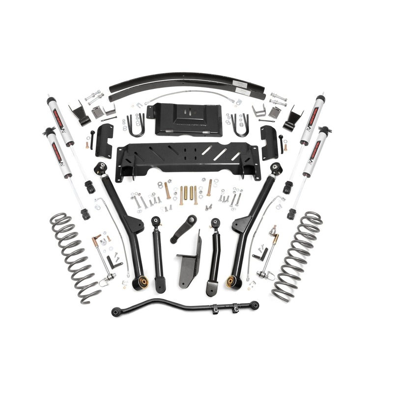 4.5 Inch Lift Kit | Long Arm | AAL | NP242 | V2 | Jeep Cherokee XJ 4WD (84-01)