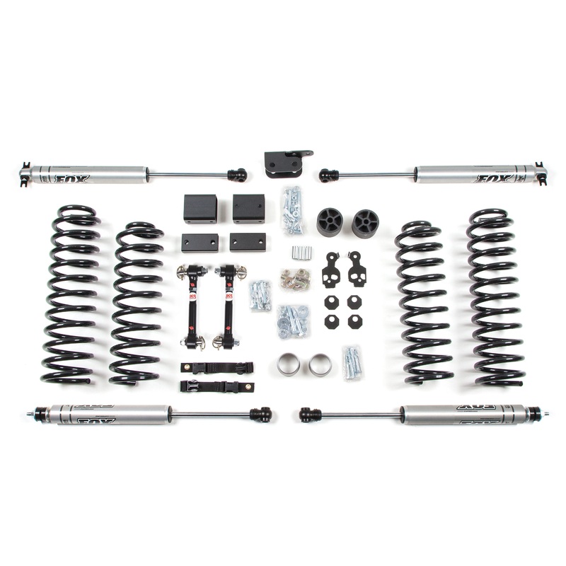 BDS Suspension 3" Suspension Lift Kit 2012-2018 Jeep Wrangler RHD JK 4 Door 1403H