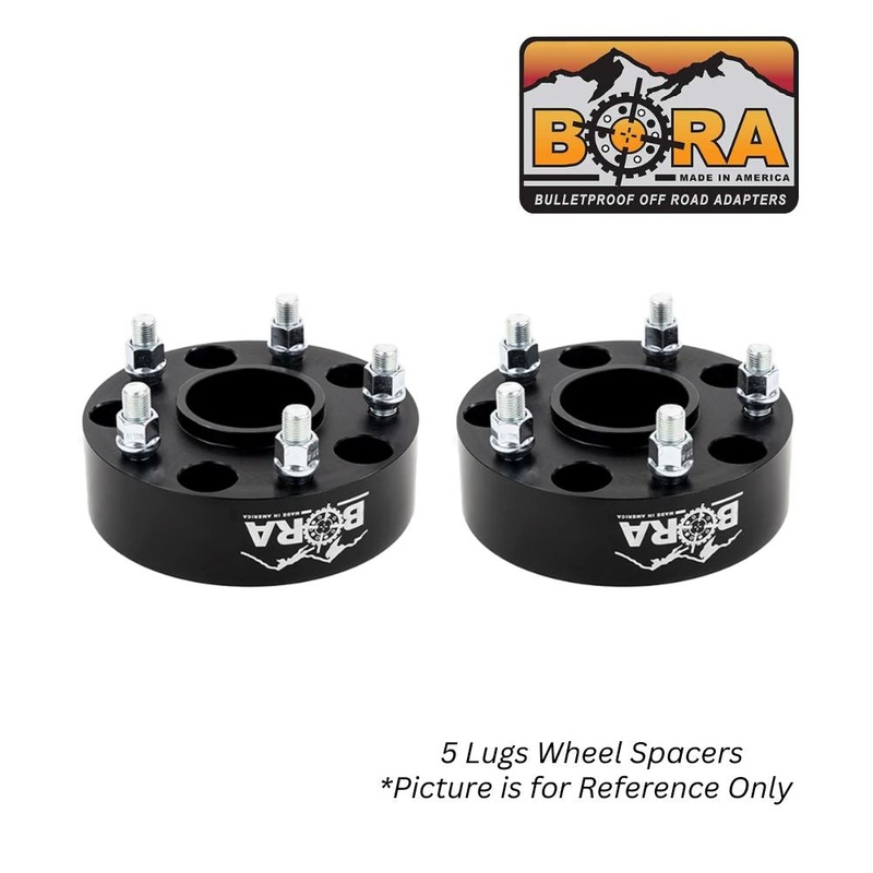 BORA 1983-2012 Ford Ranger Aluminum 1" Wheel Spacers  (Bolt Pattern 5x114.3 / Hub Bore 70.5) (Sold by Pair)