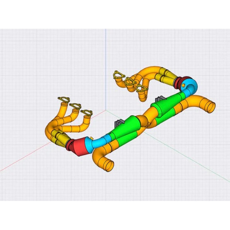 Dundon - 996 GT3 Inconel Muffler Delete "Crack Pipe"