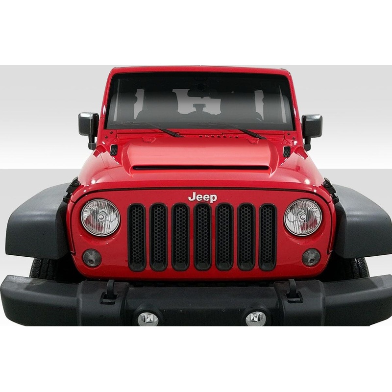DURAFLEX 2007-2018 Jeep Wrangler Rage FRP Hood