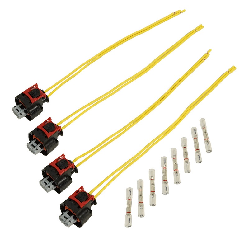 INJECTOR CONNECTOR PIGTAIL KIT (4-PACK) CHEVY/GM DURAMAX L5P 2017+