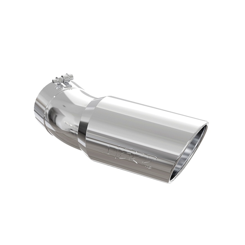MBRP Tip, 6" O.D. 5" inlet, 15.5" long, 30 degree bend, 2015-2025 Duramax 2500/3500 -T304 SS