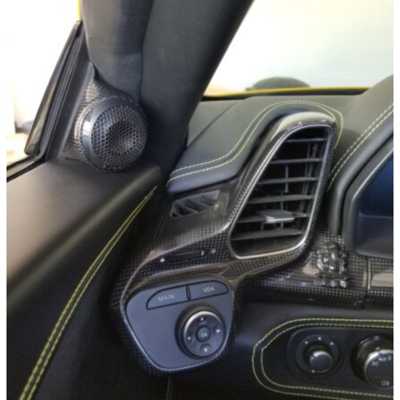 Scuderia Audio - Carbon Fiber 458/488/F8 Tweeter Pods