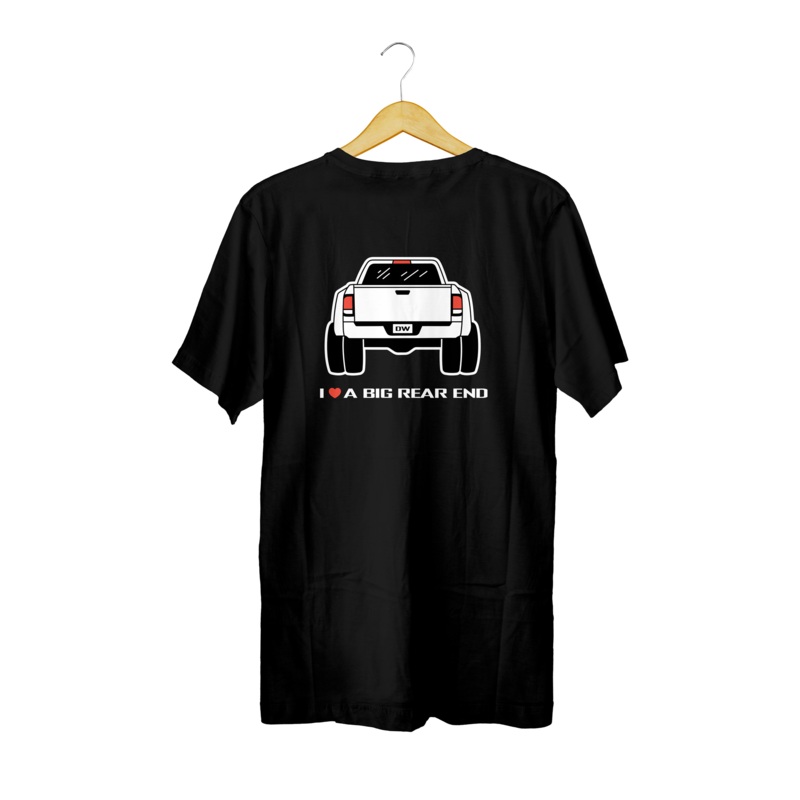 DuallyWheels.com Black I Love A Big Rear End T-Shirt (XXL)