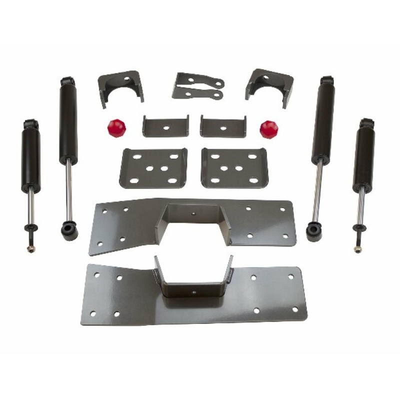 MaxTrac 200960 Lowering Kit Box 6 in. Drop Kit Incl. Rear Flip Kit Rear C-Notch Frame Support Rear Shock Angle Corrector Front And Rear Maxtrac Shocks Lowering Kit Box