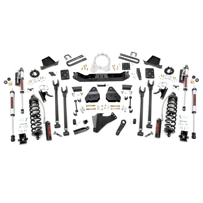 Rough Country 6 Inch Lift Kit Diesel 4 Link OVLD C/O Vertex Fits Ford F-350 4WD 2017-2022