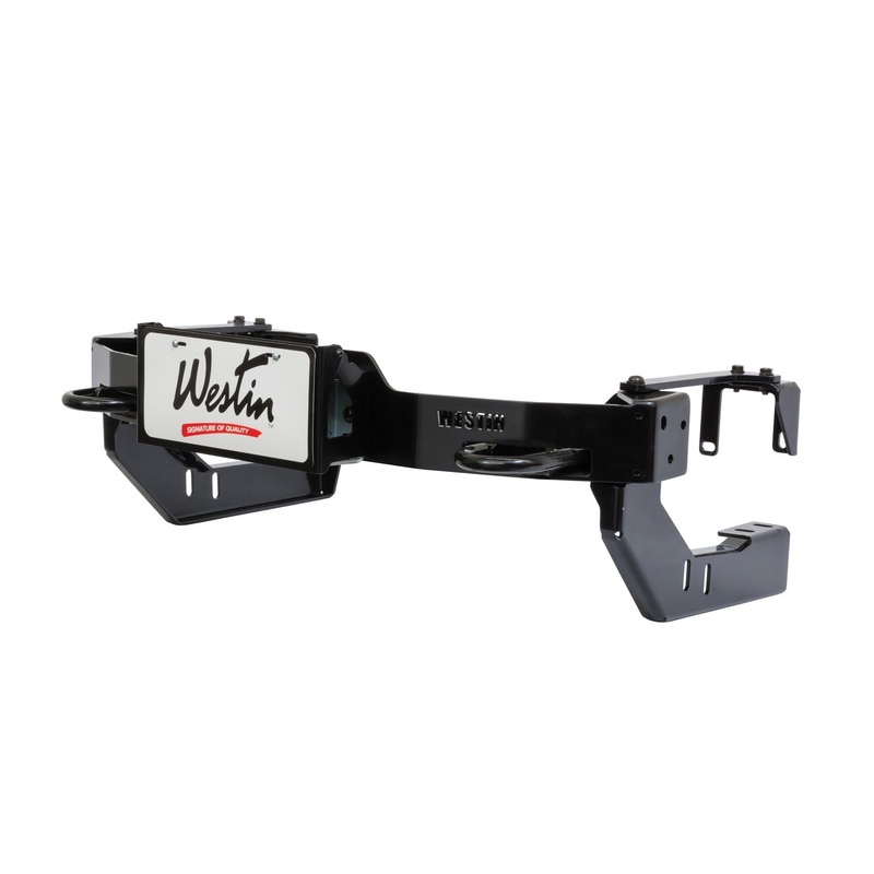 Westin 46-20055 Winch Mount License Plate Relocator Use with Roller Fairlead Winches