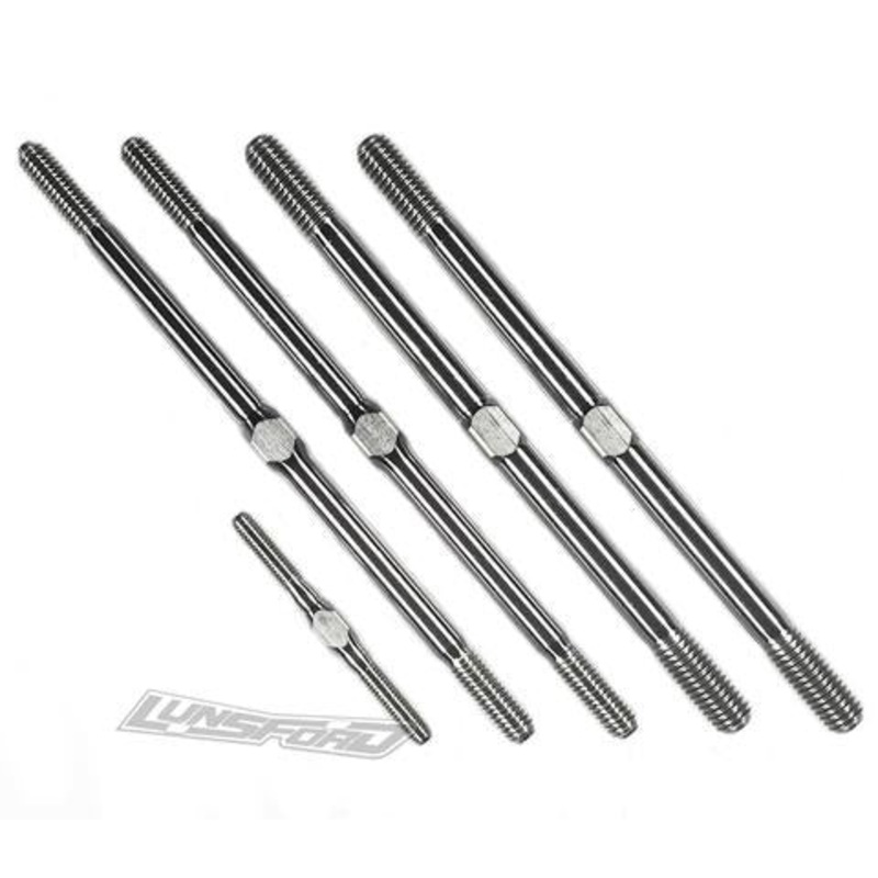 Lunsford 4mm Titanium Turnbuckle Kit For Corally Dementor, Kronos,