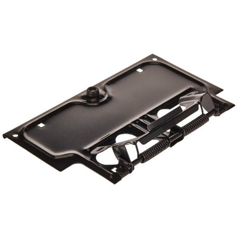 Omix-Ada | 11233.01 | License Plate Bracket, Black | OE Reference: 55007403 | Fits 1978-1995 Jeep Wrangler YJ