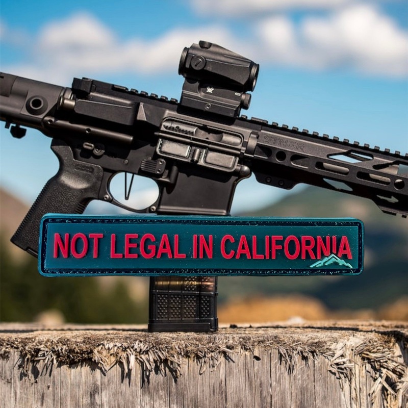 Tactilian Not Legal in California PVC Patch