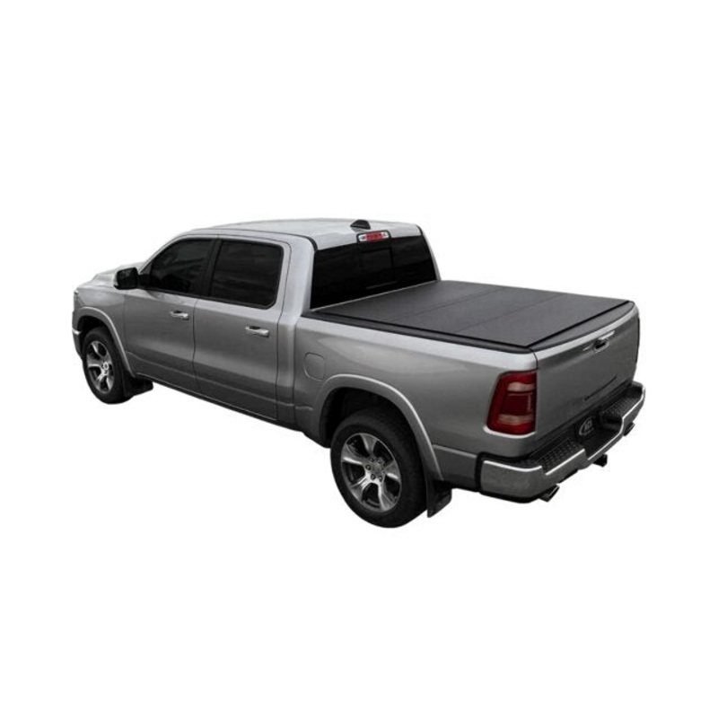 LOMAX B3040049 Hard Tri-Fold Cover; Black Urethane Finish; Split Rail;