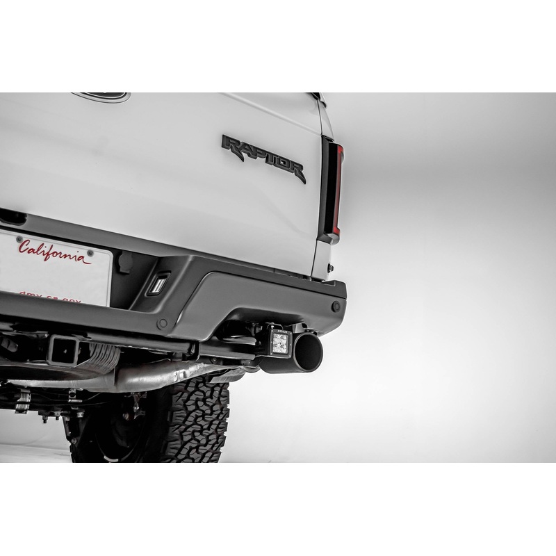 ZROADZ Z385651-KIT Black Mild Steel Rear Bumper LED Kit Fits 2017-2020 Ford F-150 Raptor