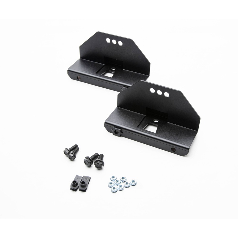ZROADZ Z745421-2BK Black Mild Steel TrailX.R1 Sliders, Hardware Kit, Fits 2021-2024 Ford Bronco.