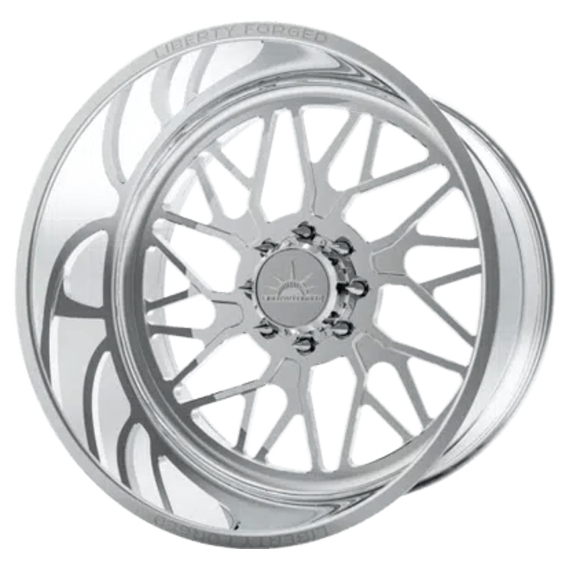 24x14 Liberty Forged LBTY18 - 8x170 Lug Pattern - Polished (Set of 4)