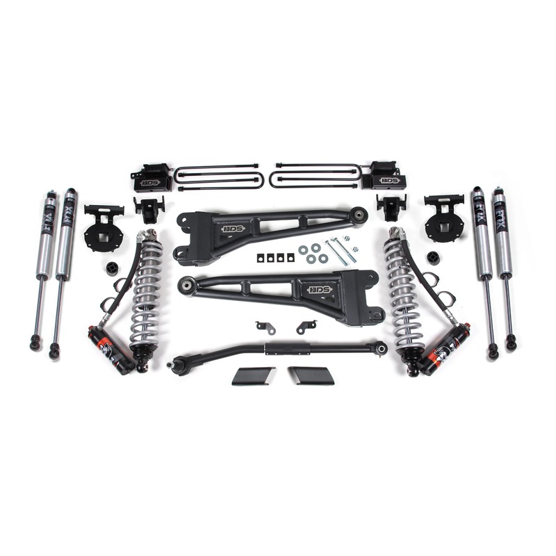 BDS - 2.5 Inch Lift Kit w/ Radius Arm | FOX 2.5 Performance Elite Coil-Over Conversion | Ford F450 Super Duty (20-22) 4WD