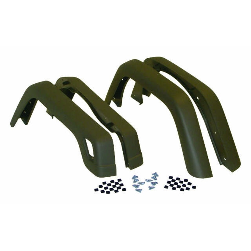 Crown Automotive 55254918K Fender Flare Kit Fits 97-06 Wrangler (TJ)