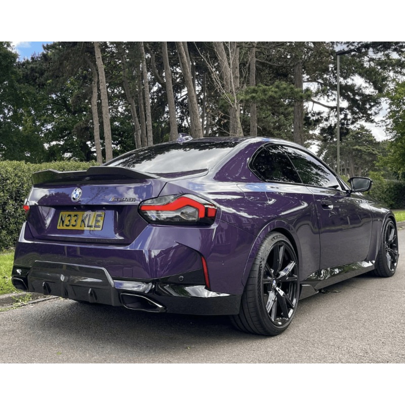 MP Style Gloss Carbon Fiber Rear Diffuser - BMW G42 2 Series