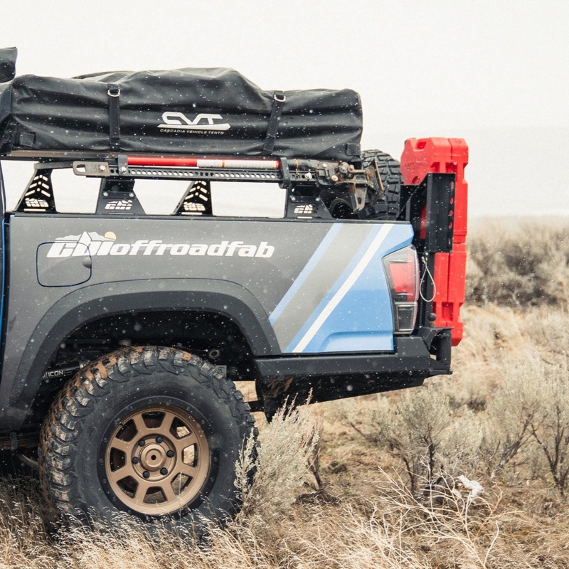 CBI T3 High Clearance Classic Rear Bumper for Tacoma (2016-2023)