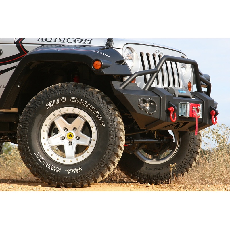 Fab Fours JK07-B1850-1 Lifestyle Winch Front Bumper Fits 07-18 Wrangler (JK)