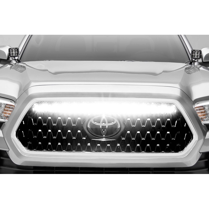 ZROADZ Z419811-KIT Black Stainless Steel OEM Grille LED Kit Fits 2018-2023 Toyota Tacoma TRD Sport Tacoma TRD Off-Road