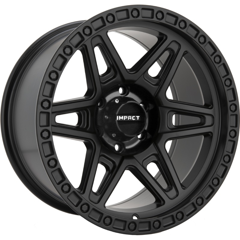 Impact Offroad 17X9.0 Offroad Wheel 6X139.7 PCD/-12mm Offset/ 106.1mm CB/ Satin Black Rims