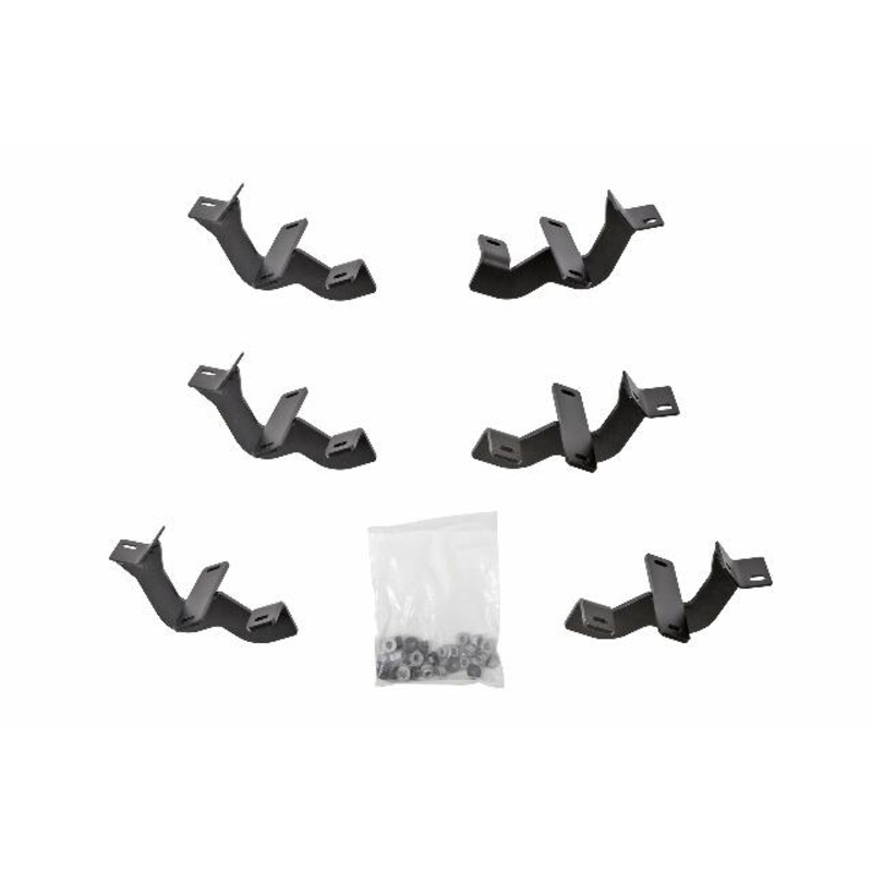 Dee Zee DZ 66327 Hex Side Step Bracket Kit, Black