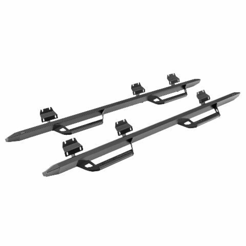RealTruck Predator Pro Steps Compatible with RAM | Cab Length, Rust-Proof Aluminum, Textured Black | PRDCC-TX | Compatible with  RAM 2500/3500 (New Body Style) Crew Cab, SRW/DRW Gas/Diesel 2019-2024
