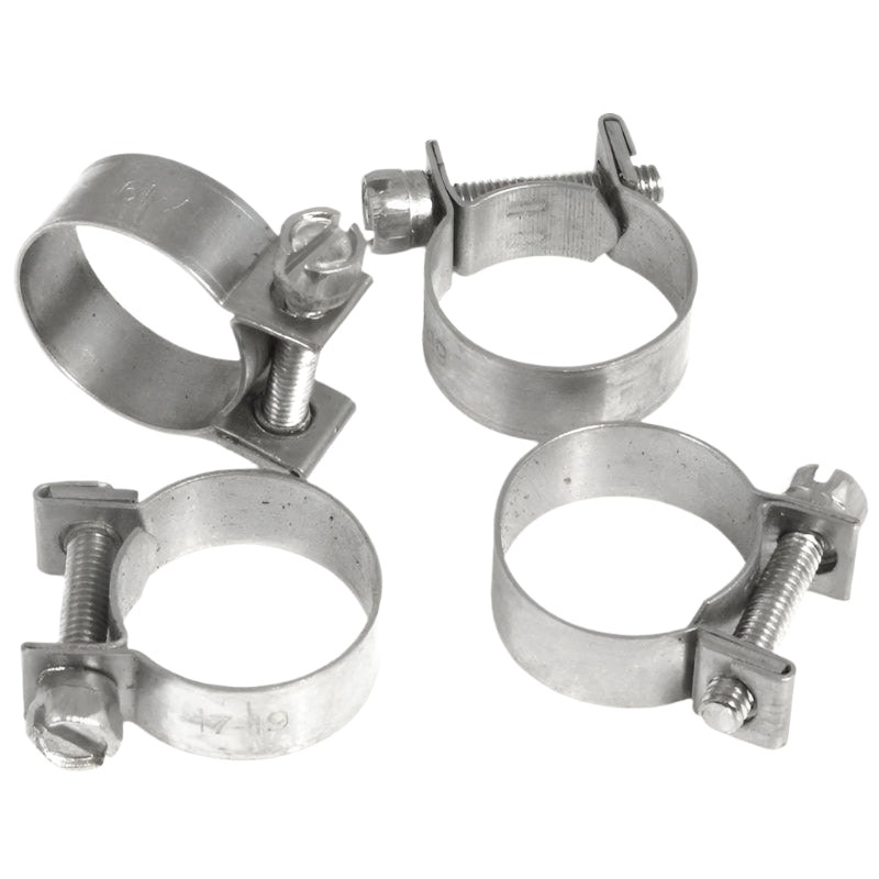 17mm - 19mm Stainless Steel Fuel Hose Clips Pack of 4