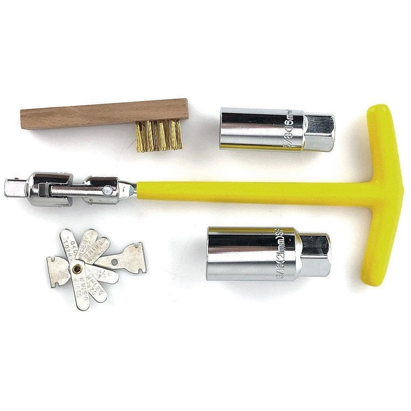 5PC Spark Plug Maintenance Tool Set Inc Brush