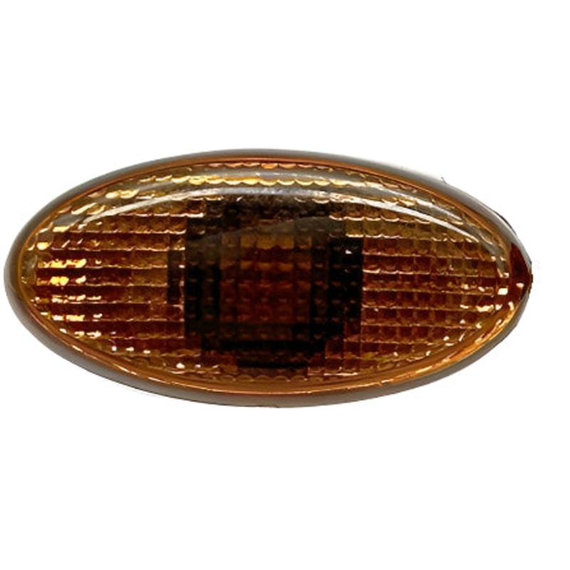 Smoked Amber Oval Indicators / Side Repeaters Pair
