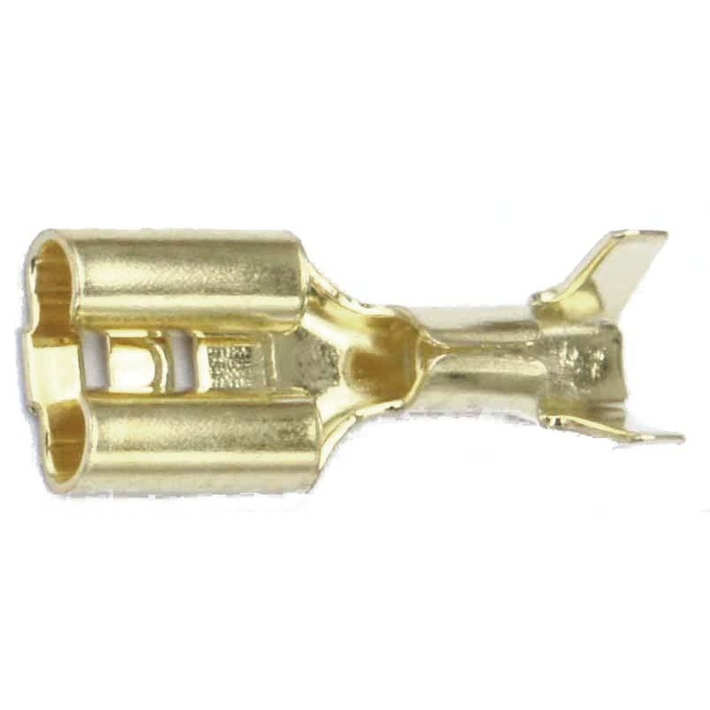 Spade Terminal 1/4" Female  50pcs