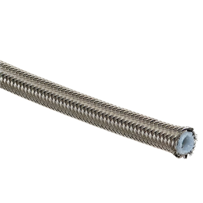 Stainless Braided Flexible PTFE Brake Hose per mtr Per Metre 1000mm