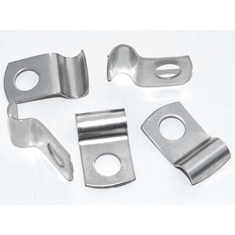 Stainless Saddle Clamps 6mm Pack Of 5