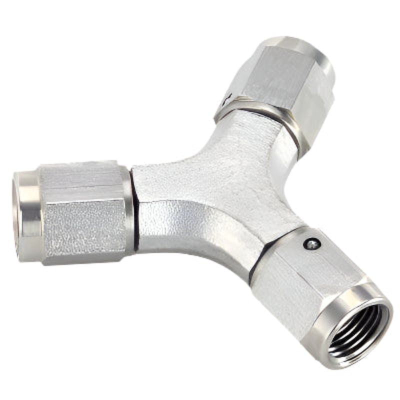 Stainless Steel 3/8" UNF Swivel 'Y' Brake Union