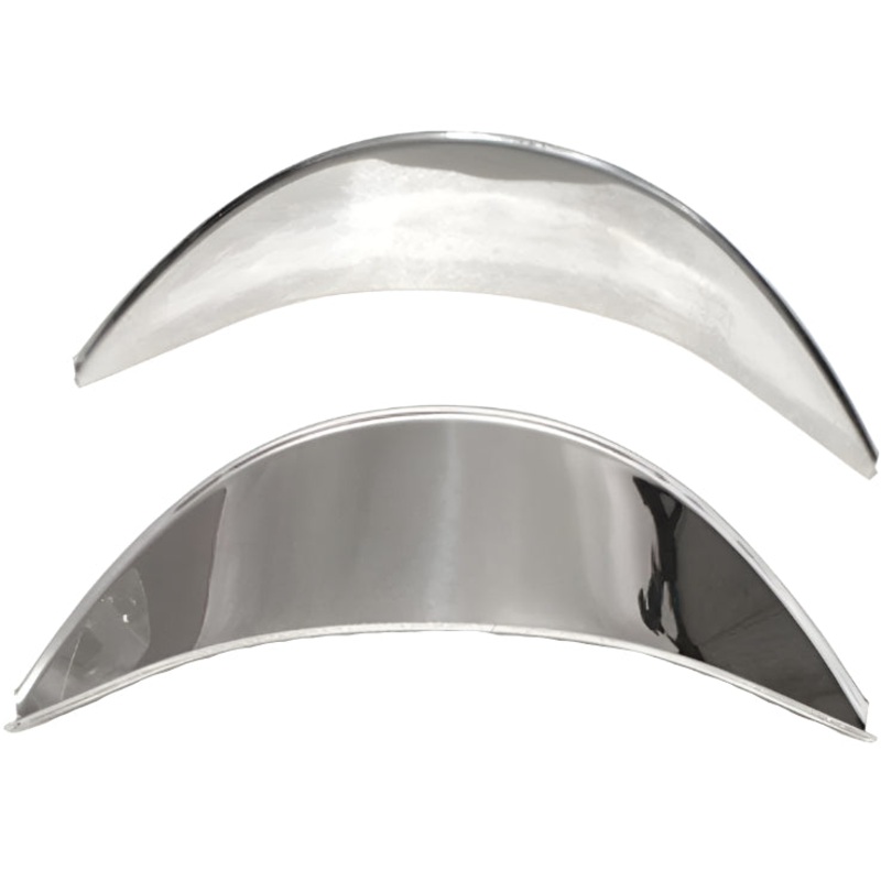 Stainless Steel  7" Headlamp Peaks